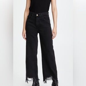 DL1961 Hepburn wide leg high rise jeans